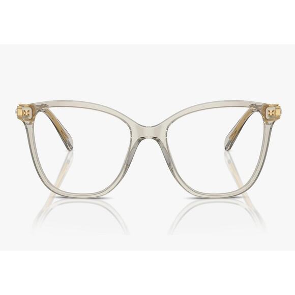 NIB Swarovski SK2012 3003 Eyeglasses Transparent Beige Full Rim 51-17-140 main image 4
